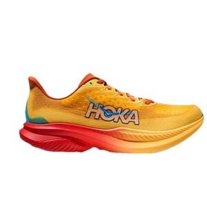 Hoka One One Mach 6 Sneakers Poppy Squash size 3.5MD Big Kids